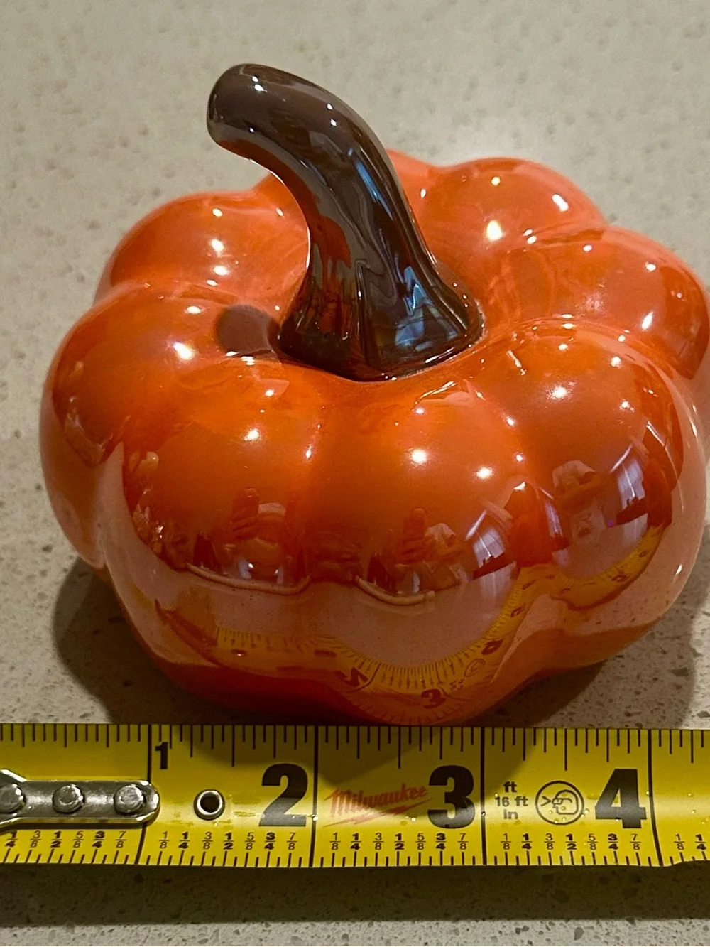 Hobby Lobby Orange Ceramic Pumpkin Accent